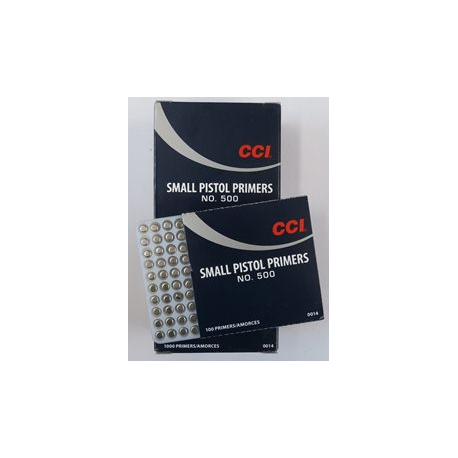 CCI Small Pistol Primers No. 500 x1000