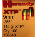 Palle Hornady 9mm .355 115 gr. HP/XTP