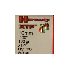 Palle Hornady 10 mm .400 180 gr. XTP x100