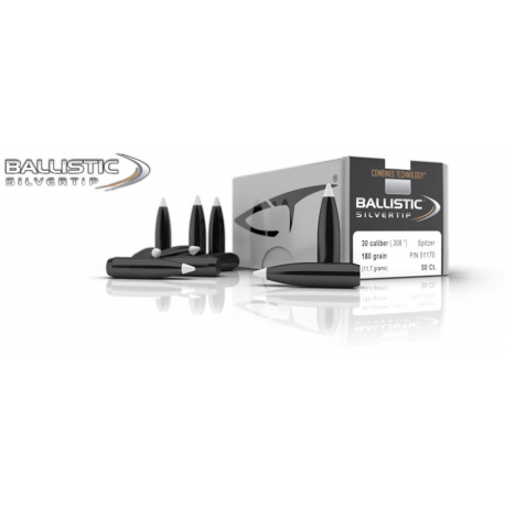 Nosler Ballistik Silvertip 30 Cal .308 180 gr